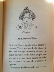 Professor Blabbermouth on the Moon, by Nigel Watts, illustrated by Jamie Smith. 1996, Scholastic Children’s Books, London.