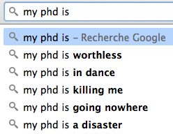 my phd is