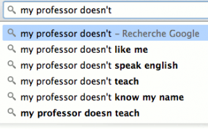 my professor doesn